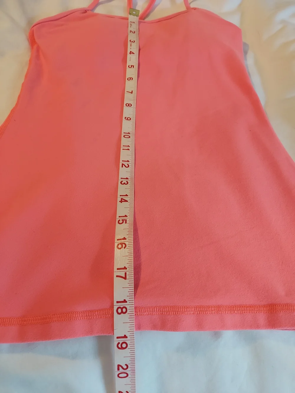 Lululemon Power Y Tank Top in Flash Light Pink - Size 4